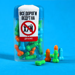 Драже в банке Все дороги ведут, 20 г. (18+)