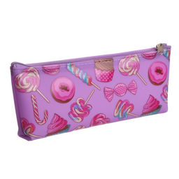 Пенал школьный на молнии «Сладости», МИКС