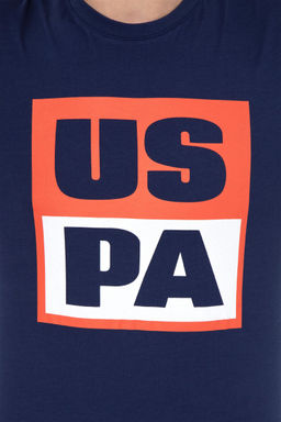 U. S. Polo Assn Мужская темно-синяя футболка с круглым вырезом - U.s. polo assn фото 12