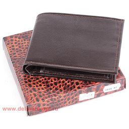 Портмоне мужское Cayman-303к натуральная кожа 2 отд, 8 карм, коричневый игуана (77) 117586  фото 5