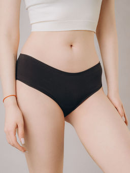 Трусы Indefini набор 2 шт хлопок с эластаном черный  фото 3