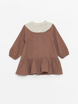 Bebe Yaka K?sa Kollu K?z Bebek Elbise - Waikiki фото 2