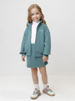 КР 302817/бирюзовый тон к629 жакет (бомбер) для дев