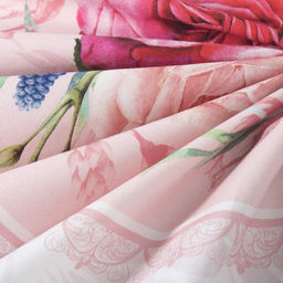 Скатерть круглая Этель Розы d=220 см, 100 % хлопок  фото 5