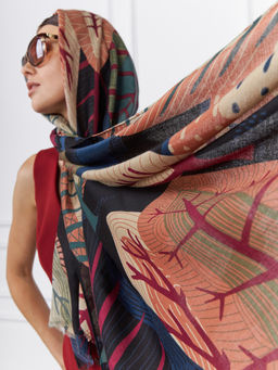 Палантин с рисунком