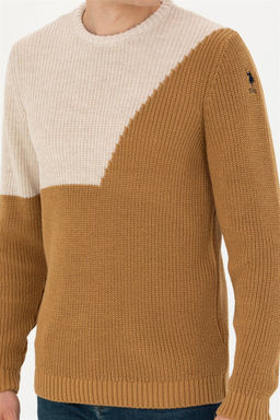 Мужской песочный свитер - U.s. polo assn фото 6