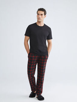 Standart Kal?p Ekose Erkek Pijama Alt