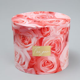 Набор коробок для цветов 4 в 1, упаковка подарочная, Нежные цветы, 14?14?13 см - 20?20?17.5 см