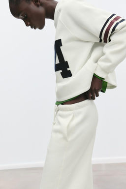 NUMBER STRIPES SWEATSHIRT - Zara фото 4