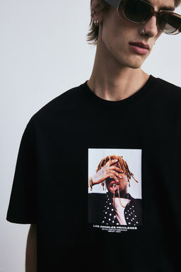 Camiseta con estampado Loose Fit - H&m фото 4