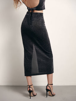 Юбка женская CONTE ELEGANT LU 1798 silver black silver black