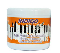 Indigo Маска-акварель для окрашенных волос Цветная шкатулка, 500 мл