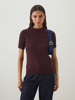 Bisiklet Yaka Kad?n Triko Kazak