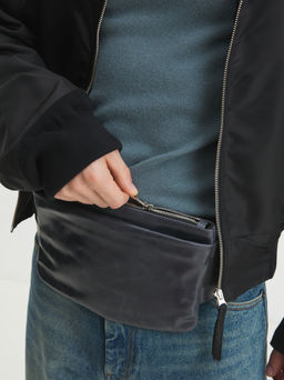 Мужская поясная сумка CALZETTI ADAM R Артикул 2437984, темно-синий  фото 3