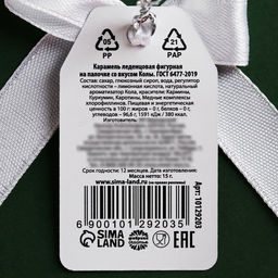 Леденец на палочке 23 февраля серый, 15 г - Фабрика счастья фото 4