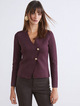 Kruvaze Yaka Kad?n Triko H?rka