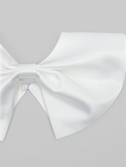 Воротник Молоко с имитацией банта - Bungly фото 3