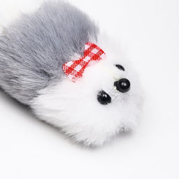 Мышь из искусственного меха, до 13 см, серая - Simaland фото 3