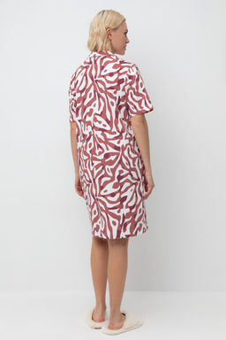 Е 50027/сахар,анималистичный орнамент халат жен