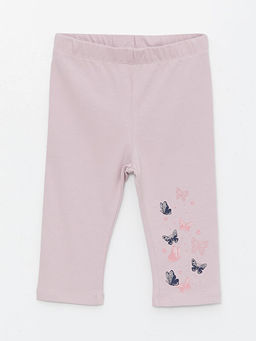 Beli Lastikli Bask?l? K?z Bebek Tayt 2li - Waikiki фото 2