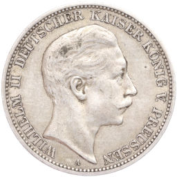 3 марки 1909 года А Германия (Пруссия)