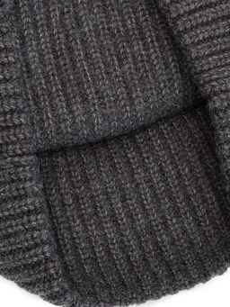 Шапка муж. каш+шерсть+виск LB-N88119 d.grey melange - Labbra фото 4