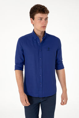 Erkek Mavi Uzun Kollu Basic G_mlek Sepette S_rpriz _ndirim - U.s. polo assn фото 3