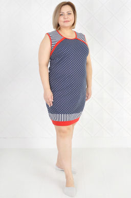 Арт. 705 Туника 50-58 (5 шт) Цвет:синий - Калинка фото 2