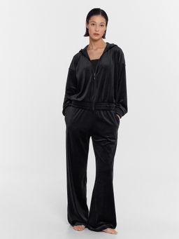 Толстовка женская велюровая в черном цвете - Mark formelle фото 3