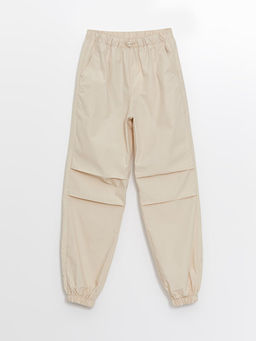 Beli Lastikli K?z ?ocuk Jogger Pantolon