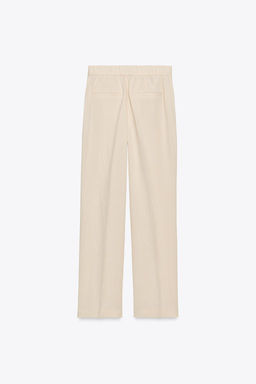 STRAIGHT-LEG TROUSERS WITH ELASTICATED WAIST - Zara фото 15