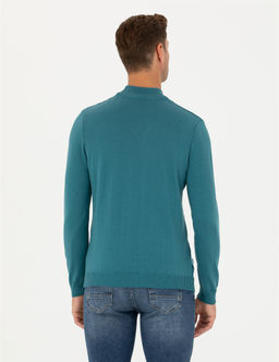 Mavi Slim Fit Yar_m Bal_k__ Yaka Triko Kazak - Pierre cardin фото 5