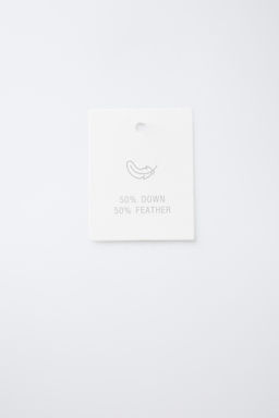 LONG FEATHER AND DOWN WATER-REPELLENT PUFFER JACKET WITH DETACHABLE FAUX FUR HOOD - Zara фото 11