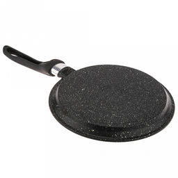 Сковорода блинная с тефлоновым покрытием д24см "Гранит Induction", h2см, s0,3см, ручка из термостойкого пластика (Россия) Подходит для всех видов плит, включая индукционную.