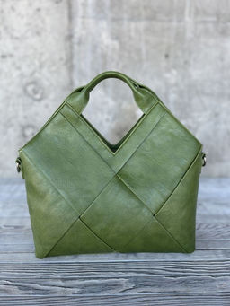 Женская сумка из эко кожи 0025 Светло-Зеленый - Sergio valentini фото 3