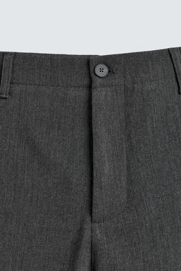 BALLOON FIT TEXTURED TROUSERS