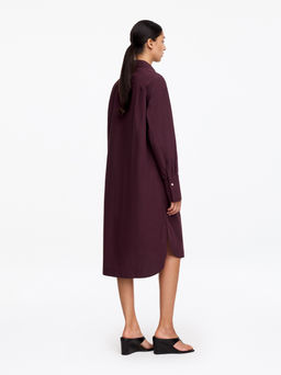 Vestido camisero de algod?n