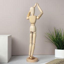 Сувенир Человек деревянный 33 см / H-33 /уп 50/ - Галеонтрейд фото 5