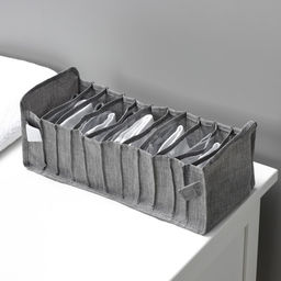 Органайзер для хранения белья Доляна, 11 ячеек, 351413 см, серый  фото 7