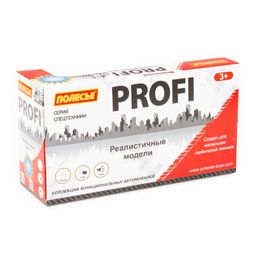 Профи, автомобиль-пожарный инерционный (со светом и звуком) (в коробке) - Полесье фото 6