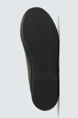 LEATHER LIMITED EDITION TRAINERS - Zara фото 14