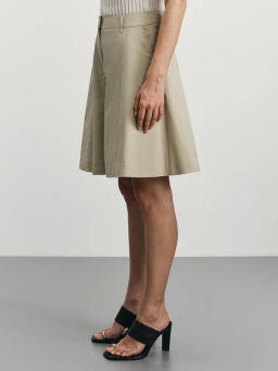 Шорты А-силуэта из хлопка / Zarina  фото 4