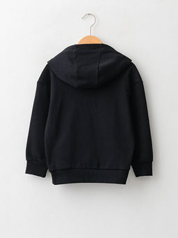 Kap??onlu Minnie Mouse Bask?l? Uzun Kollu K?z ?ocuk Sweatshirt - Waikiki фото 3