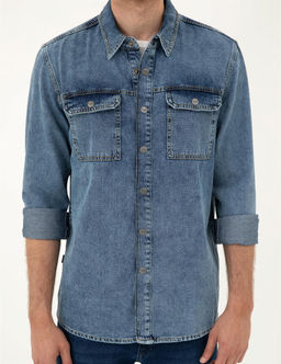 Koyu Mavi Denim G_mlek - Pierre cardin фото 6
