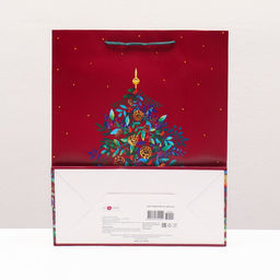 Пакет подарочный Праздничный венок, 26 х 32 х 12 см - Simaland фото 2