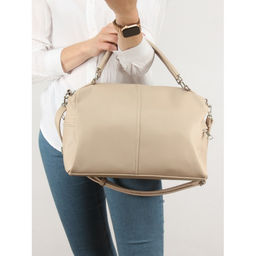 Сумка женская искусственная кожа ADEL-152/2в/ММ, 1отд, плеч/ремень, бежевый флотер 253314 - Adelia фото 5