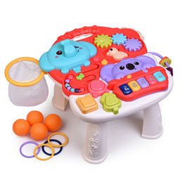 Столик развивающий "Коала и слоник" 3 в 1 в коробке