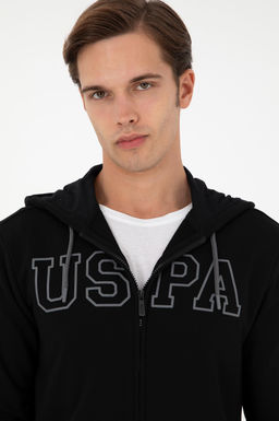 Мужской черный вязаный кардиган Неожиданная скидка в корзине - U.s. polo assn фото 2