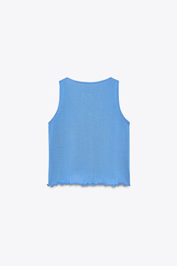 RUFFLED KNIT TOP - Zara фото 5