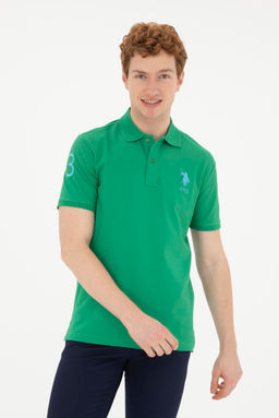 Мужская зеленая базовая футболка Неожиданная скидка в корзине